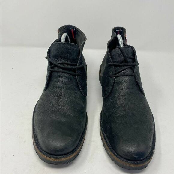 7 For All Mankind Mens Black Leather Desert Chukka Boots Size 11.5 main image 7